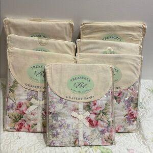 NWT VINTAGE TREASURES BY RACHEL ASHWELL DRAPERY PANELS AMANDA